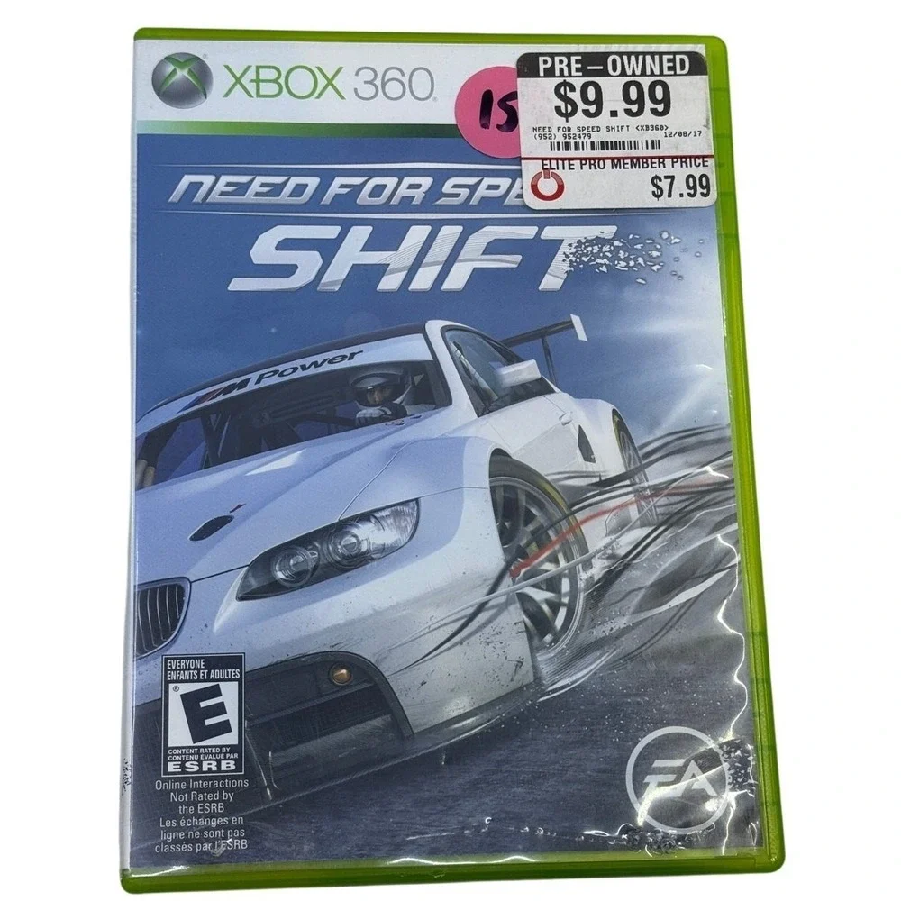 Item: Need for Speed: Shift for Xbox 360, Complete Case, Manual, Disc
